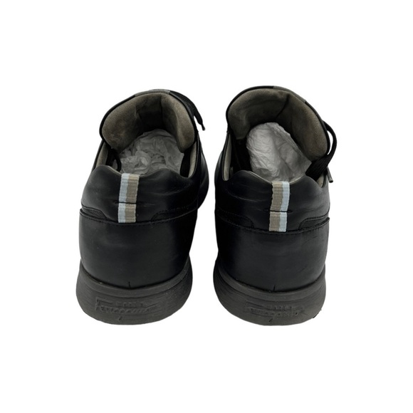 SALVATORE FERRAGAMO Leather World Traveler Trainer Black - Picture 10 of 11